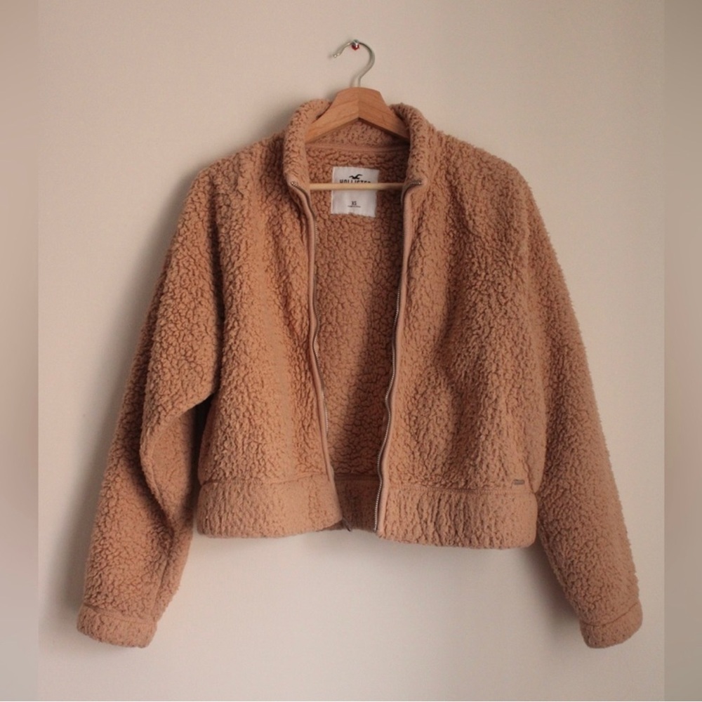 Hollister teddy jacket